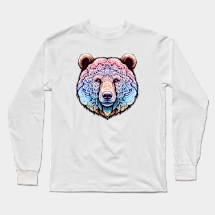 Mystical Bear Mandala Long Sleeve T-Shirt